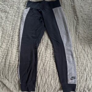 Nike Black & Gray Athletic Joggers
